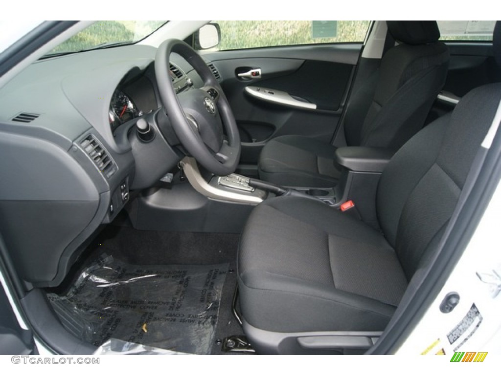 2011 Corolla S - Super White / Dark Charcoal photo #5