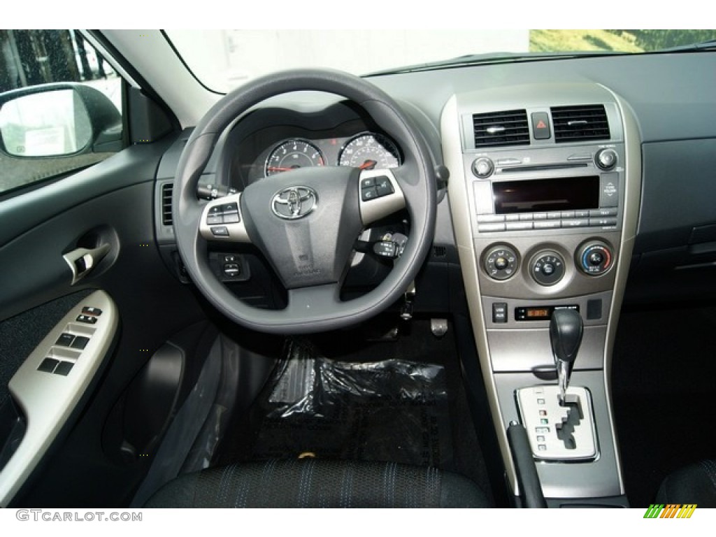 2011 Corolla S - Super White / Dark Charcoal photo #9