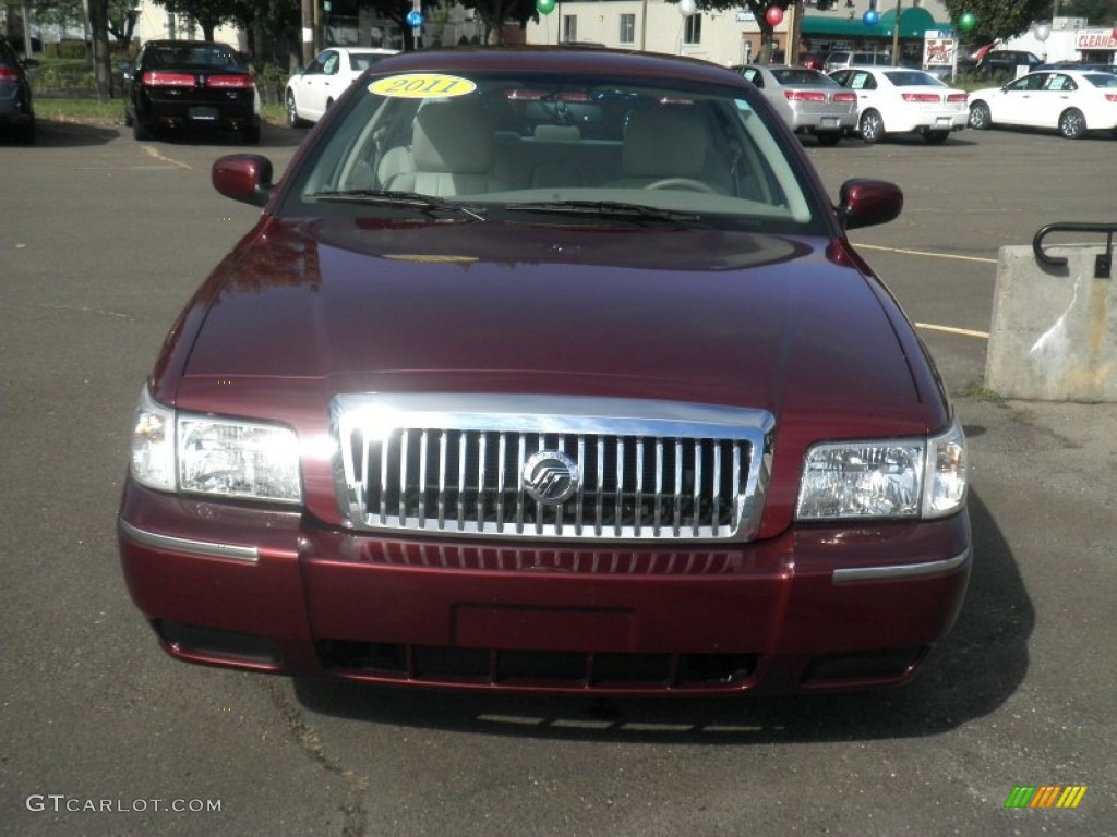 2011 Grand Marquis LS Ultimate Edition - Dark Toreador Red Metallic / Medium Light Stone photo #3