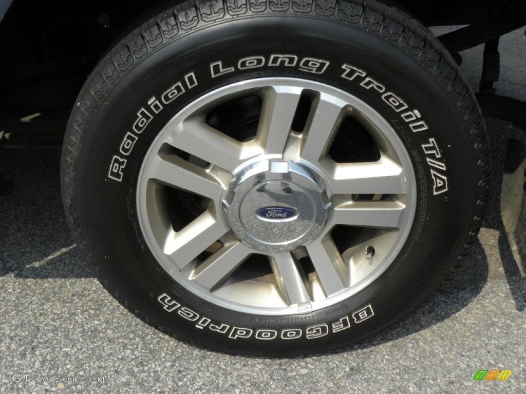 2006 F150 Lariat SuperCrew - Medium Wedgewood Blue Metallic / Black photo #36