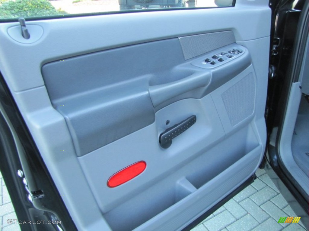 2008 Dodge Ram 1500 SXT Quad Cab Medium Slate Gray Door Panel Photo #53899451
