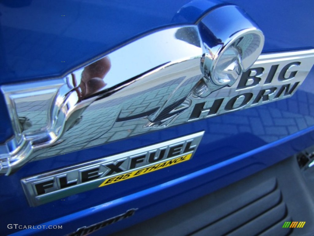 2008 Ram 1500 Big Horn Edition Quad Cab - Electric Blue Pearl / Medium Slate Gray photo #16
