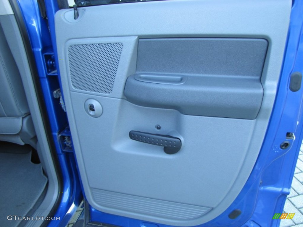 2008 Ram 1500 Big Horn Edition Quad Cab - Electric Blue Pearl / Medium Slate Gray photo #19
