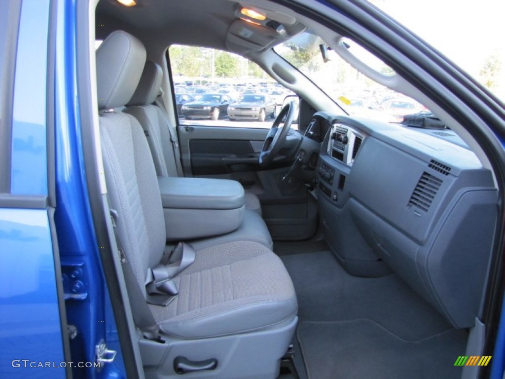 2008 Ram 1500 Big Horn Edition Quad Cab - Electric Blue Pearl / Medium Slate Gray photo #20