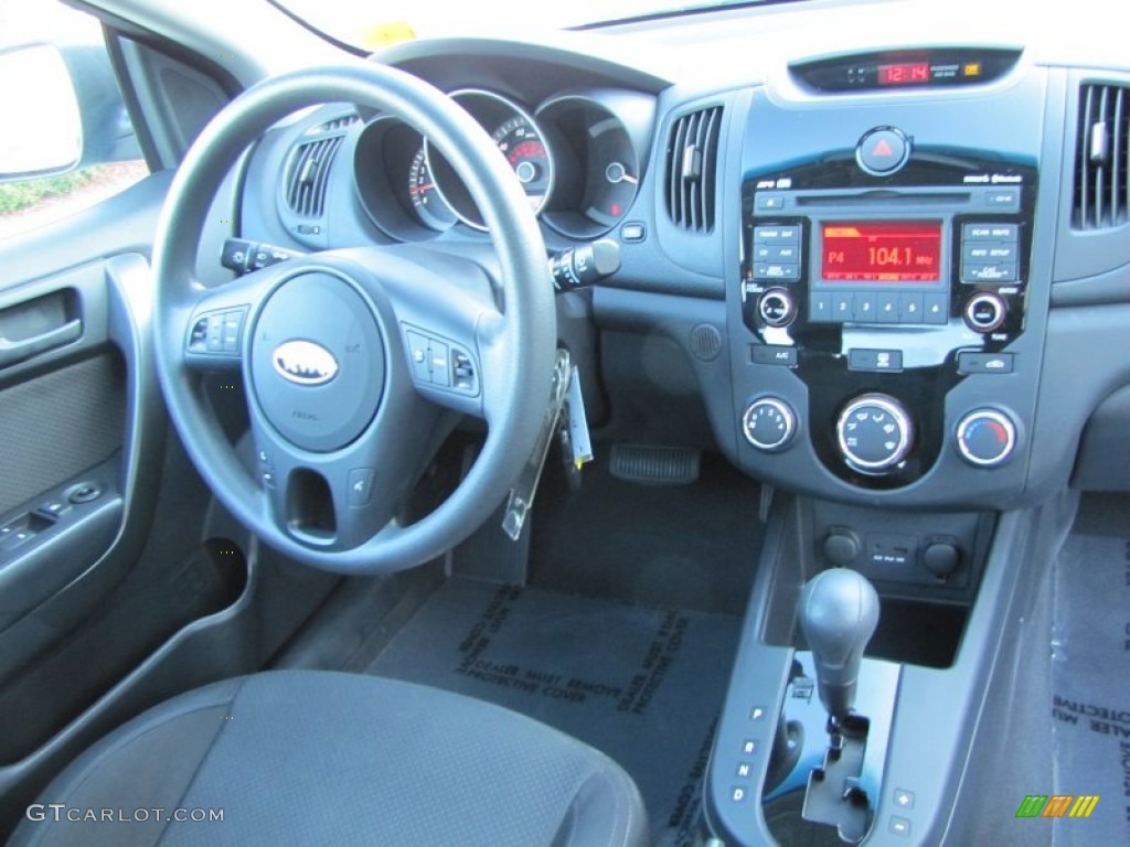 2010 Kia Forte Koup EX Black Dashboard Photo #53900063