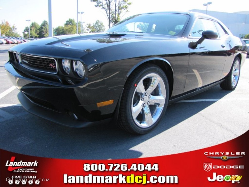 2012 Challenger R/T Plus - Pitch Black / Dark Slate Gray photo #1