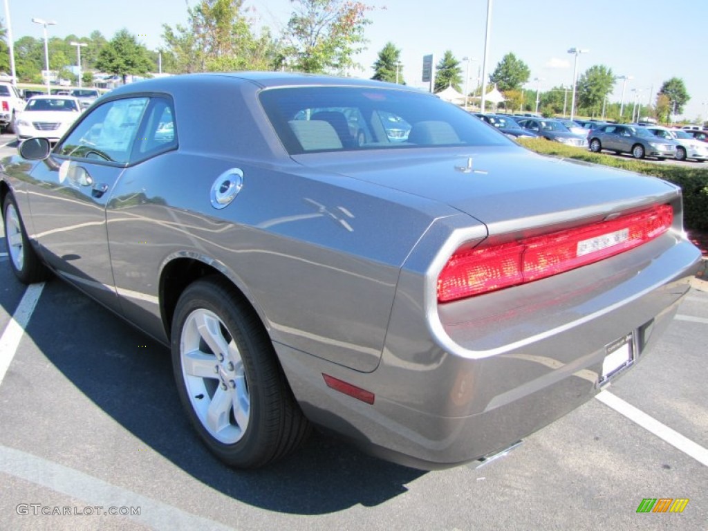 2012 Challenger SXT - Tungsten Metallic / Dark Slate Gray photo #2