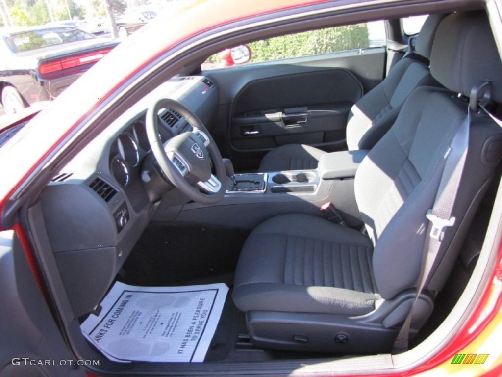 Dark Slate Gray Interior 2012 Dodge Challenger SXT Photo #53900714