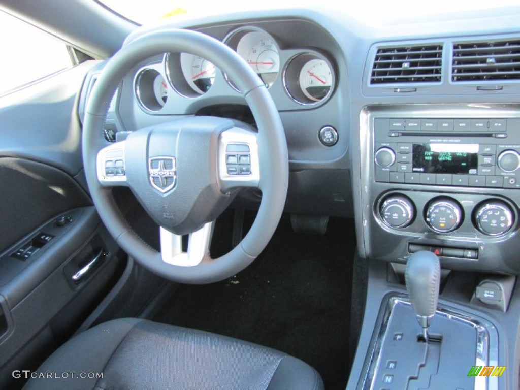 2012 Dodge Challenger SXT Dark Slate Gray Dashboard Photo #53900789