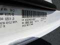 PW7: Bright White 2012 Dodge Challenger SXT Color Code