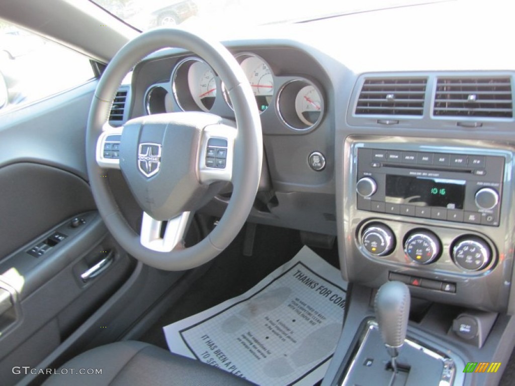 2012 Challenger SXT - Tungsten Metallic / Dark Slate Gray photo #8