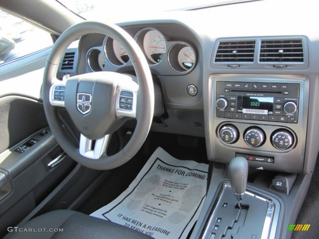 2012 Dodge Challenger R/T Dark Slate Gray Dashboard Photo #53900924