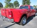 2011 Flame Red Dodge Ram 3500 HD Big Horn Crew Cab Dually  photo #3