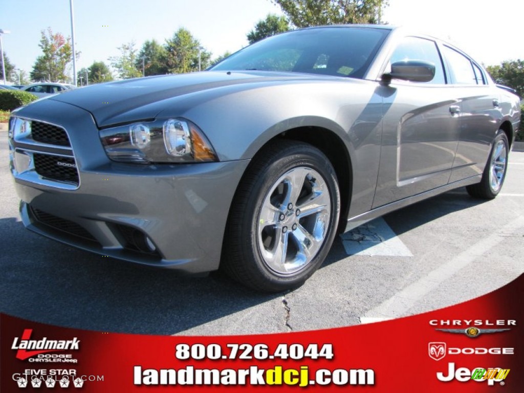 2011 Charger Rallye - Tungsten Metallic / Black photo #1