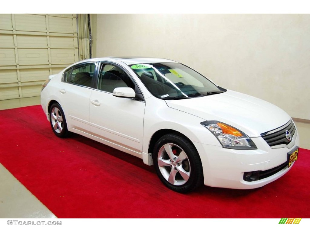 Winter Frost Pearl 2008 Nissan Altima 3.5 SE Exterior Photo #53901212