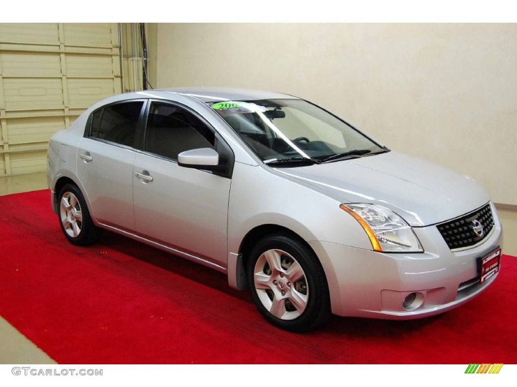 2009 Sentra 2.0 - Brilliant Silver / Charcoal photo #1