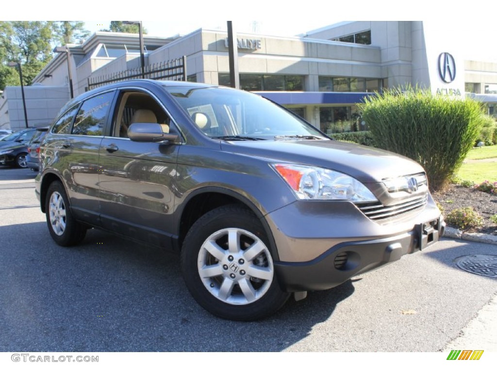 2009 CR-V EX-L 4WD - Urban Titanium Metallic / Ivory photo #1