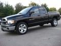 2003 Black Dodge Ram 1500 SLT Quad Cab  photo #2