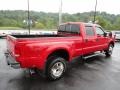 2005 Red Ford F350 Super Duty Lariat Crew Cab 4x4 Dually  photo #5