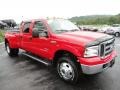 2005 Red Ford F350 Super Duty Lariat Crew Cab 4x4 Dually  photo #7