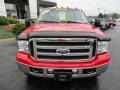 2005 Red Ford F350 Super Duty Lariat Crew Cab 4x4 Dually  photo #8