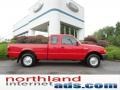 Bright Red 2003 Ford Ranger XL SuperCab