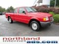 2003 Bright Red Ford Ranger XL SuperCab  photo #2