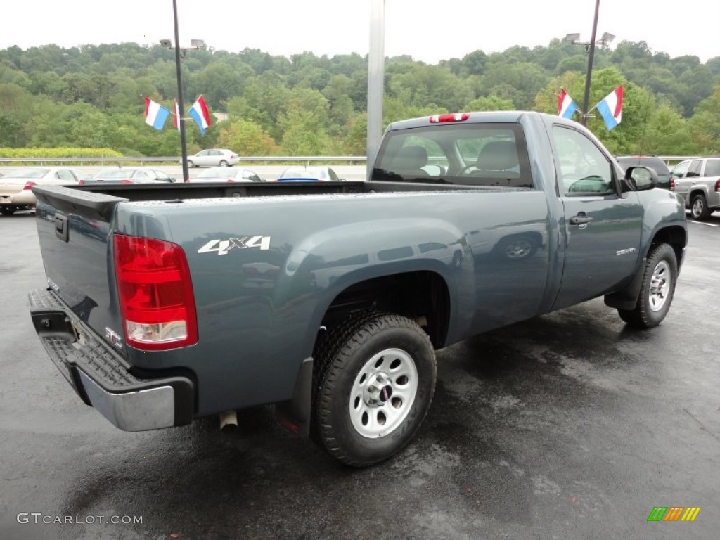Stealth Gray Metallic 2011 GMC Sierra 1500 Regular Cab 4x4 Exterior Photo #53907619