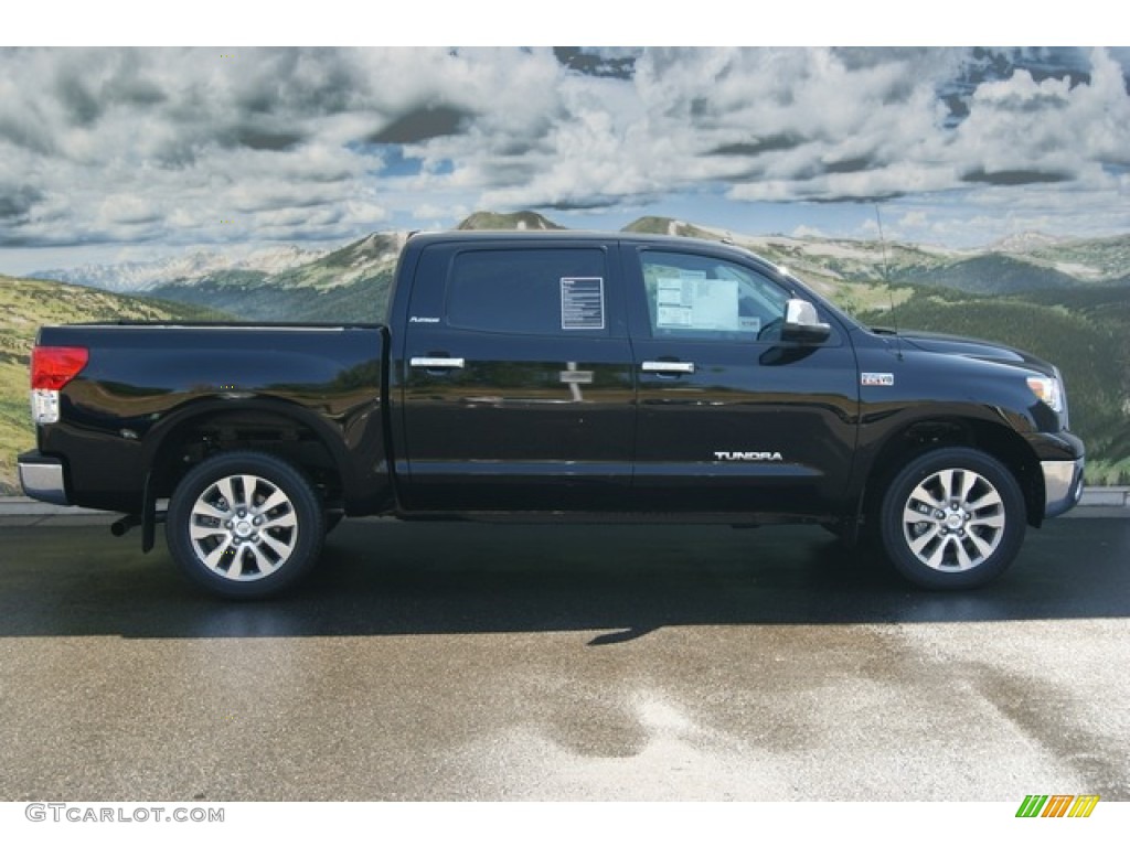 Black 2011 Toyota Tundra Platinum CrewMax 4x4 Exterior Photo #53907673