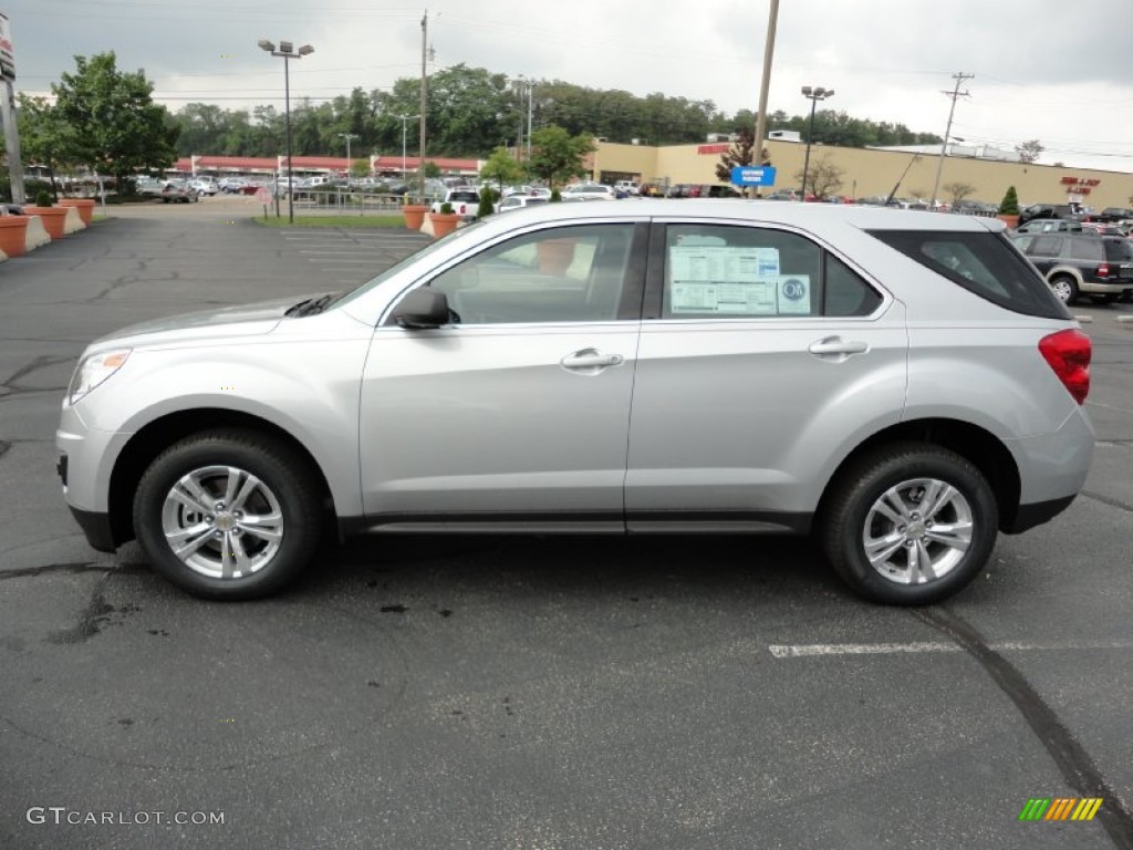 Silver Ice Metallic 2012 Chevrolet Equinox LS AWD Exterior Photo #53907979