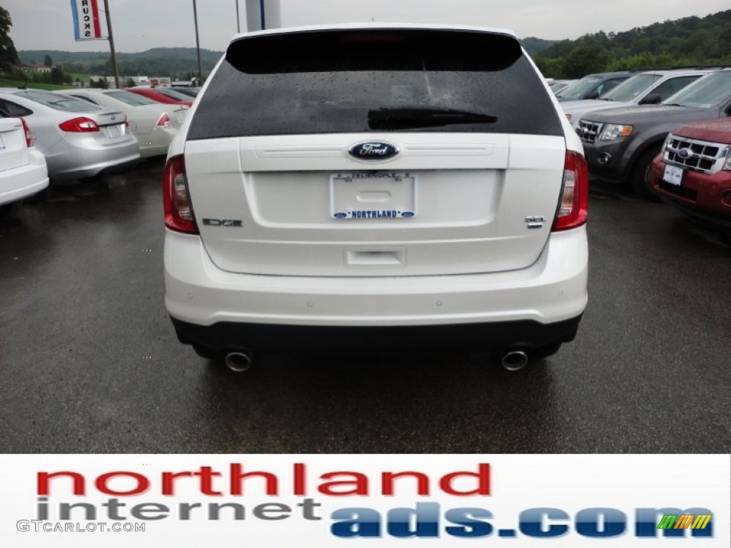 2012 Edge SEL AWD - White Platinum Metallic Tri-Coat / Medium Light Stone photo #7