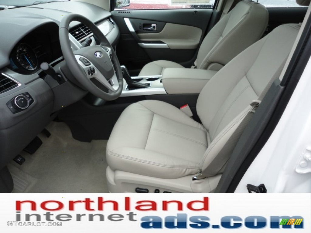 2012 Edge SEL AWD - White Platinum Metallic Tri-Coat / Medium Light Stone photo #11