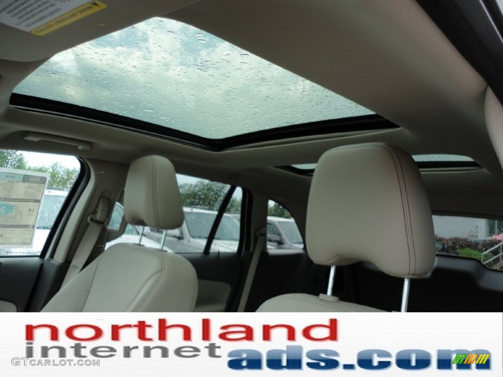 2012 Edge SEL AWD - White Platinum Metallic Tri-Coat / Medium Light Stone photo #12