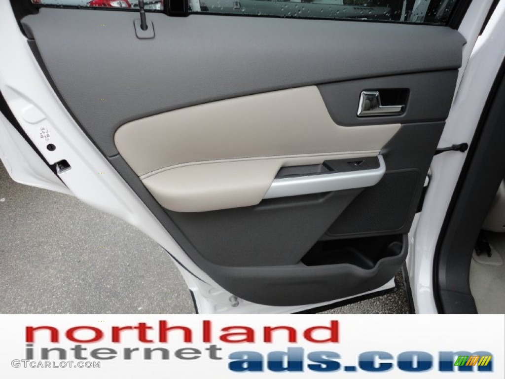 2012 Edge SEL AWD - White Platinum Metallic Tri-Coat / Medium Light Stone photo #16