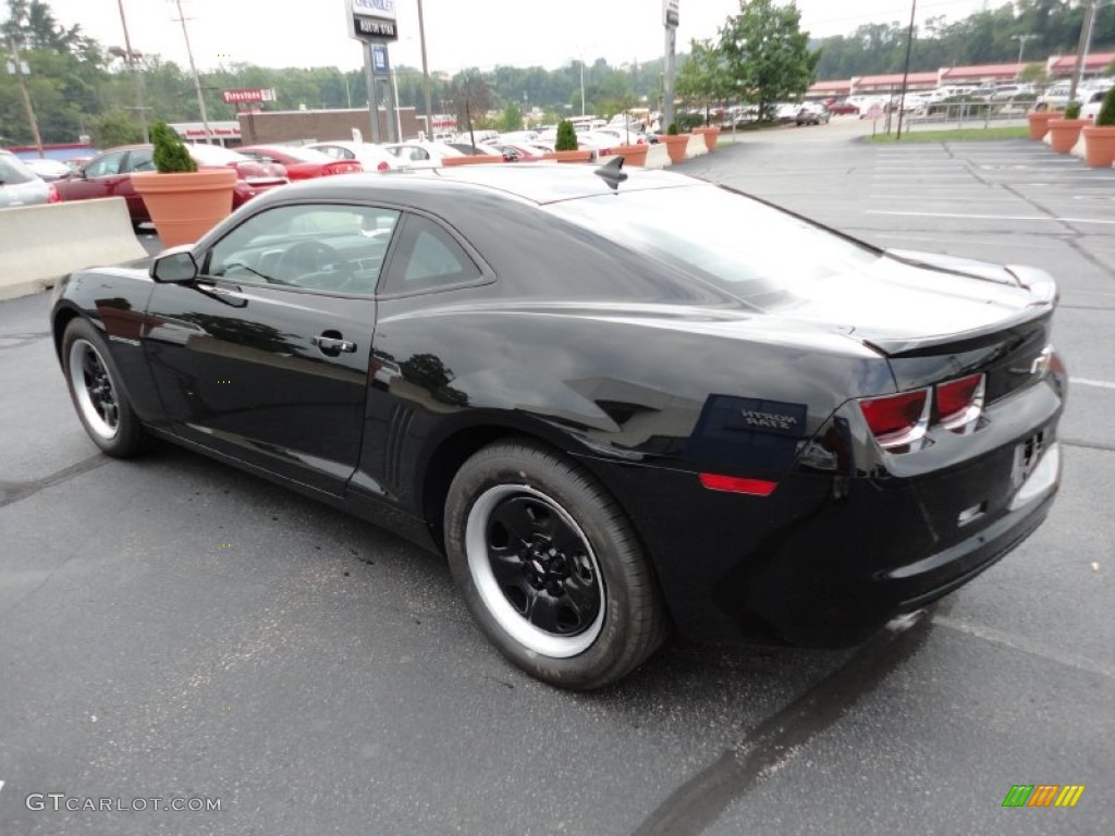 2012 Camaro LS Coupe - Black / Black photo #5