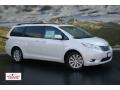 2011 Blizzard White Pearl Toyota Sienna Limited AWD  photo #1