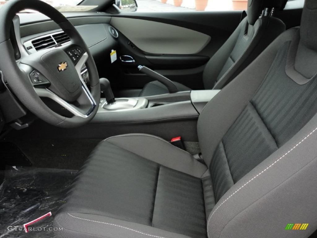 Black Interior 2012 Chevrolet Camaro LS Coupe Photo #53908201