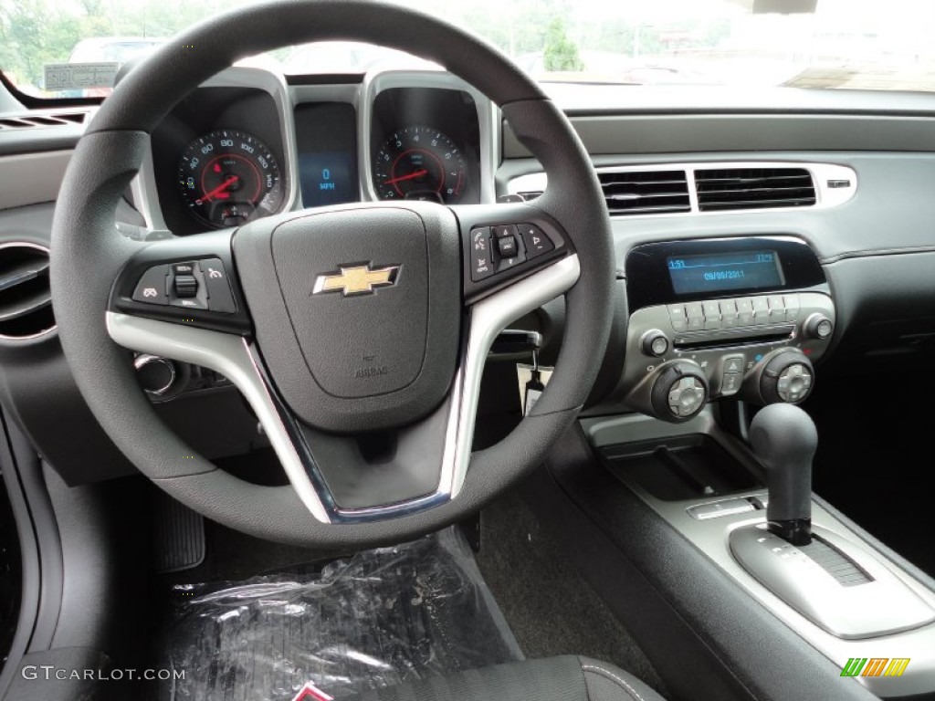 2012 Chevrolet Camaro LS Coupe Black Steering Wheel Photo #53908216