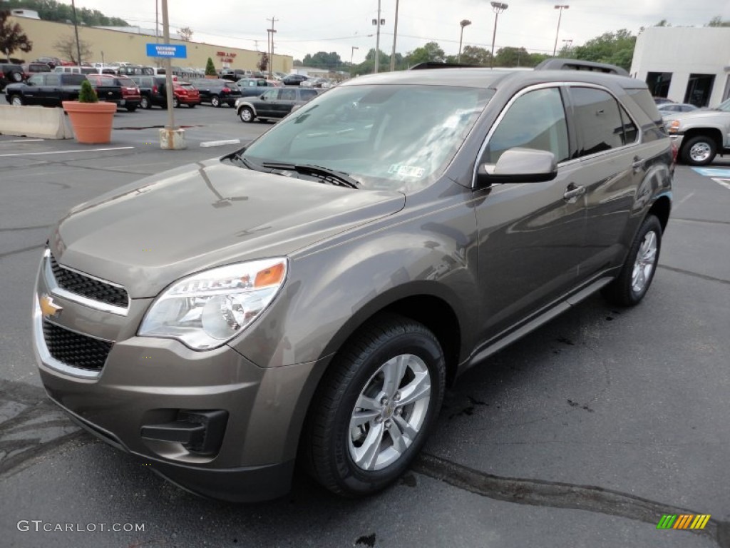 Mocha Steel Metallic 2012 Chevrolet Equinox LT AWD Exterior Photo #53908501