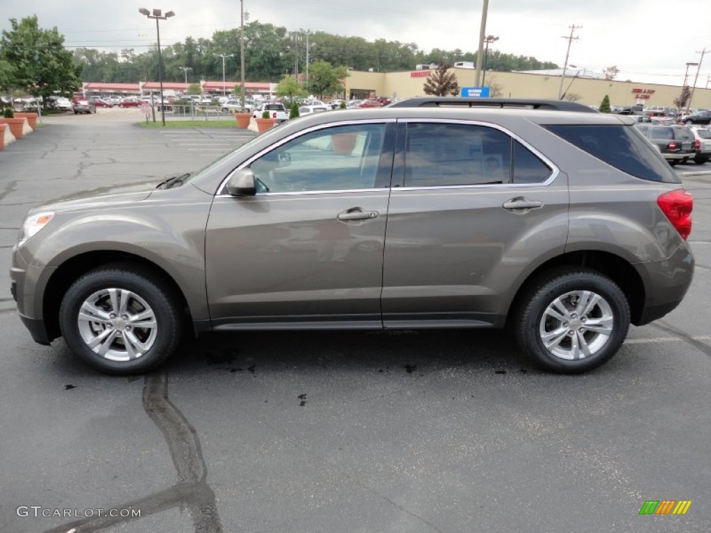 Mocha Steel Metallic 2012 Chevrolet Equinox LT AWD Exterior Photo #53908507