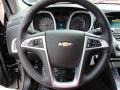 Jet Black 2012 Chevrolet Equinox LT AWD Steering Wheel