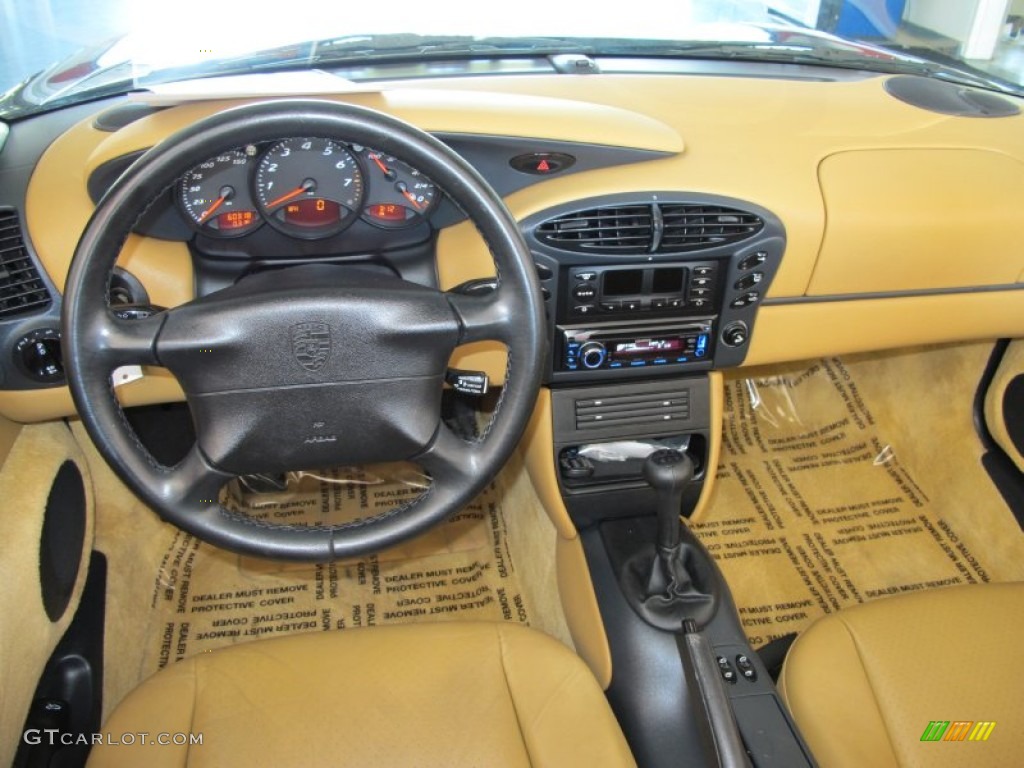 1999 Porsche Boxster Standard Boxster Model Savanna Beige Dashboard Photo #53908948