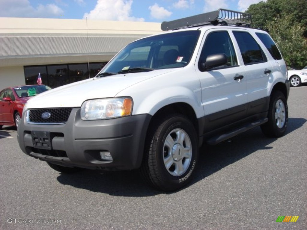 2004 Escape XLT V6 4WD - Oxford White / Medium/Dark Flint photo #7