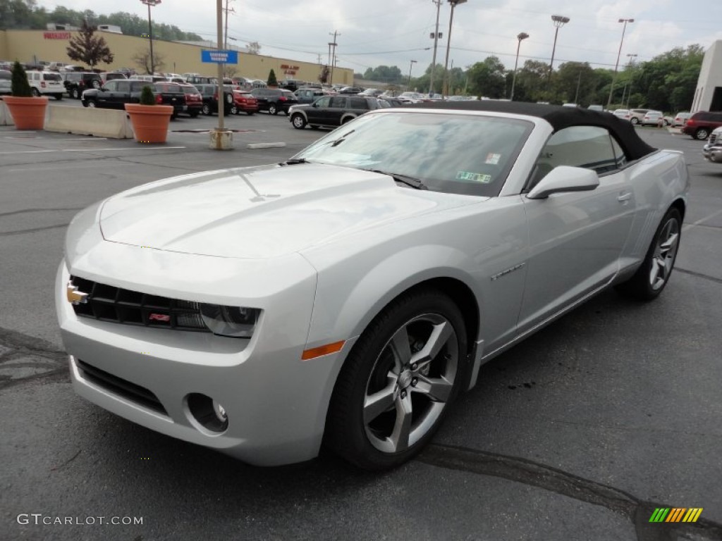 Silver Ice Metallic 2012 Chevrolet Camaro LT/RS Convertible Exterior Photo #53909038