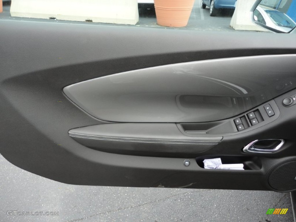 2012 Chevrolet Camaro LT/RS Convertible Black Door Panel Photo #53909125