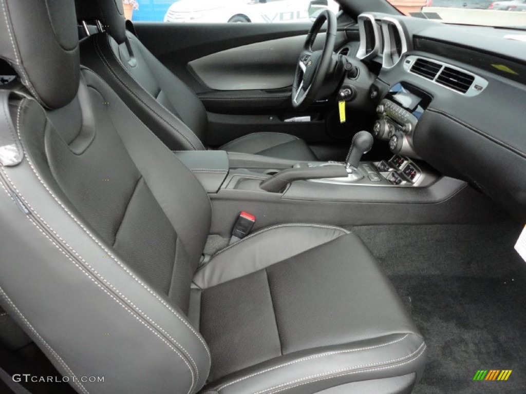 Black Interior 2012 Chevrolet Camaro LT/RS Convertible Photo #53909143