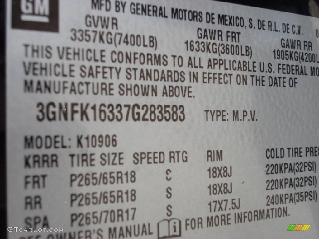 2007 Suburban 1500 Z71 4x4 - Black / Light Titanium/Ebony photo #28