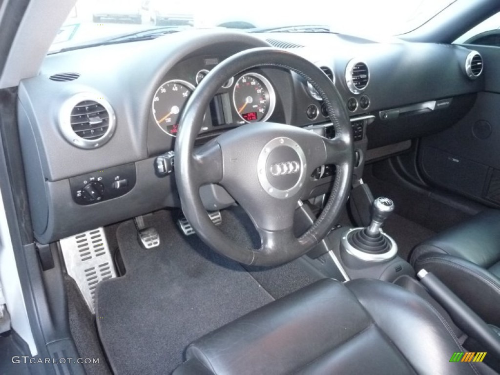 Ebony Black Interior 2001 Audi TT 1.8T quattro Coupe Photo #53909797