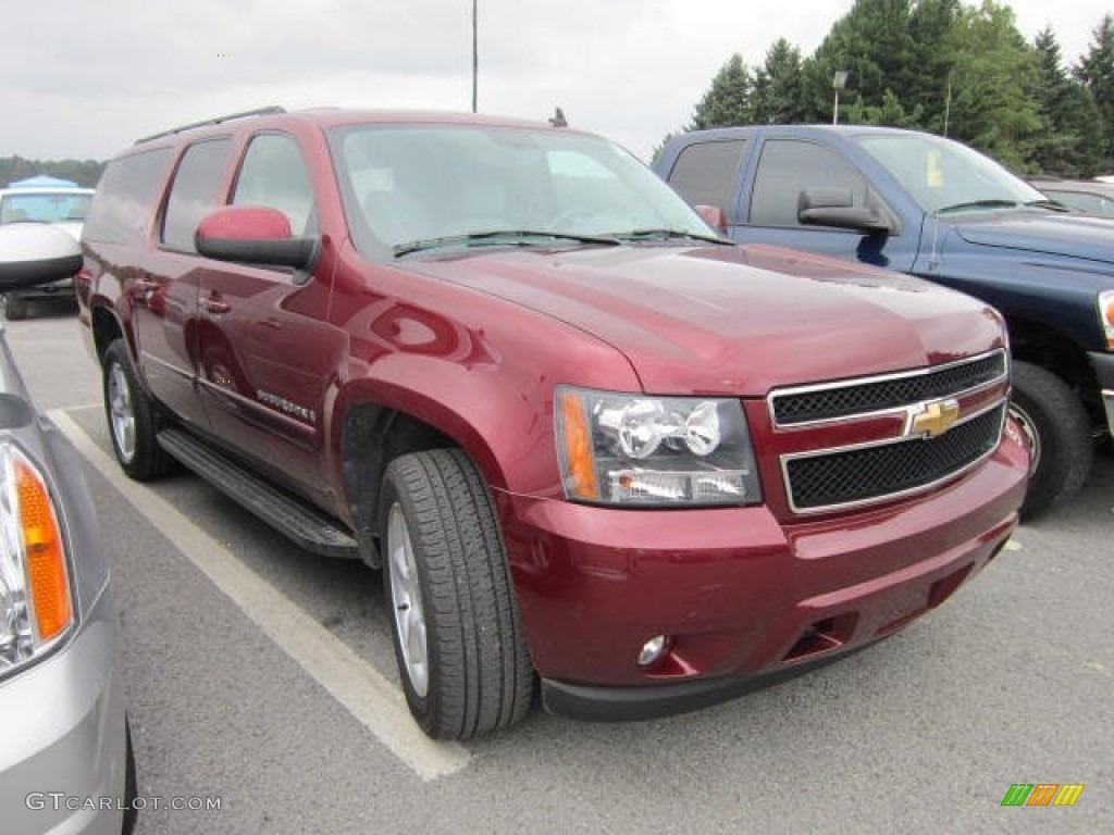 Deep Ruby Metallic 2008 Chevrolet Suburban 1500 LT 4x4 Exterior Photo #53910598