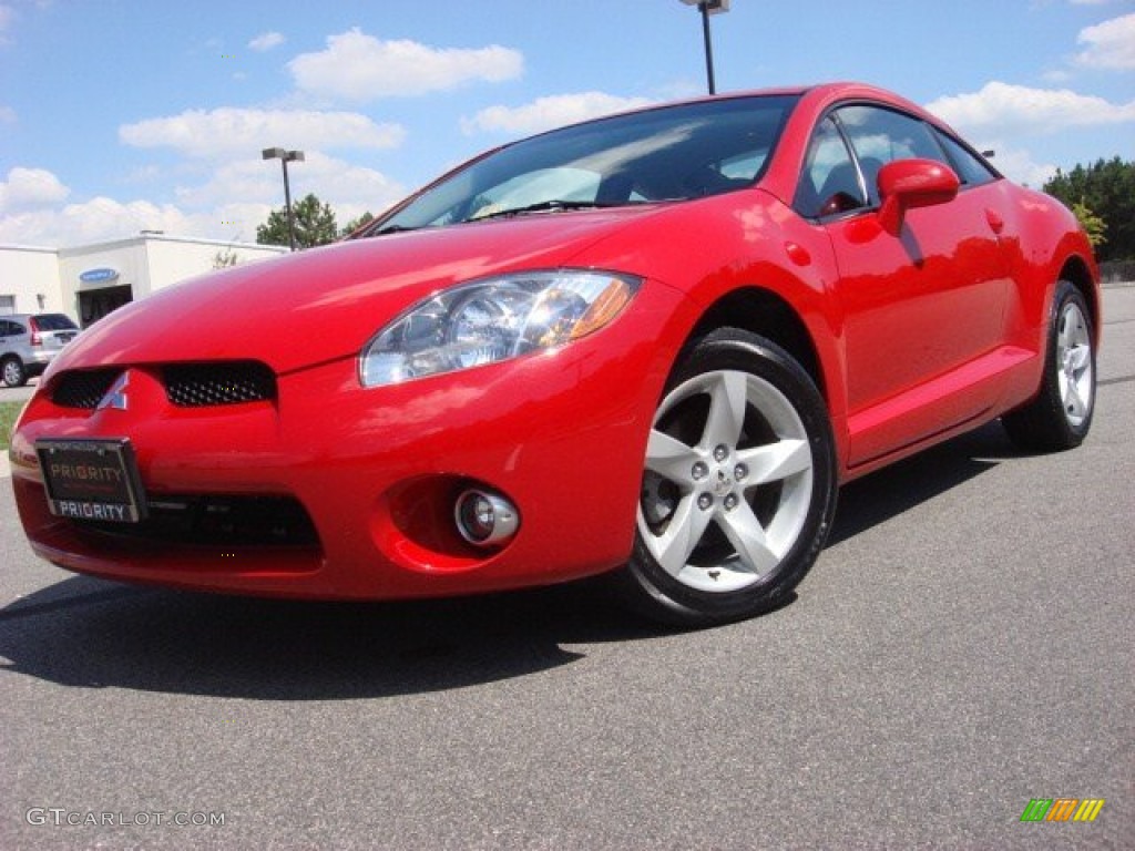 Pure Red Mitsubishi Eclipse